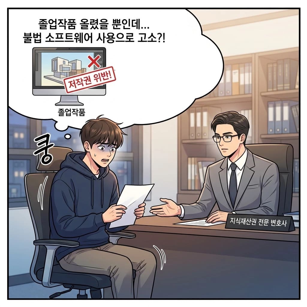 소프트웨어저작권의 보호 대상과 침해 사례를 설명합니다.