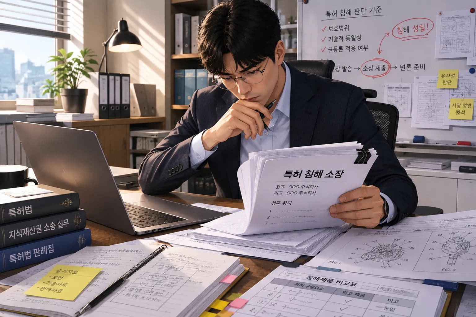 특허소송 소작 작성하는 방법