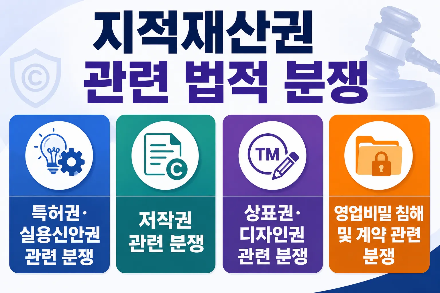 지적재산권 관련 법적 분쟁